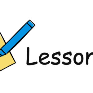 The lesson plans logo featuring a student or teacher on a green background.
